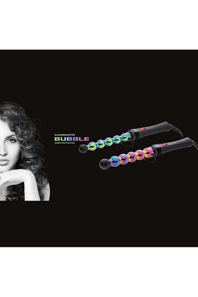 Gamma Piu Iron Bubble Rainbow 033 Curling Hair Curler