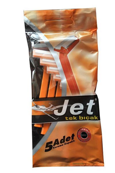 Zaza Jet Nostalgic Single Blade 5 Pieces Disposable Shaving Blades