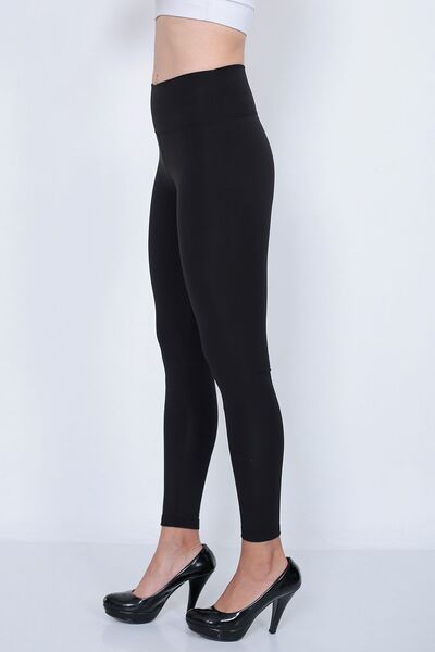 DynamicLeggings سروال حراري شتوي عالي الخصر مبطن بالصوف