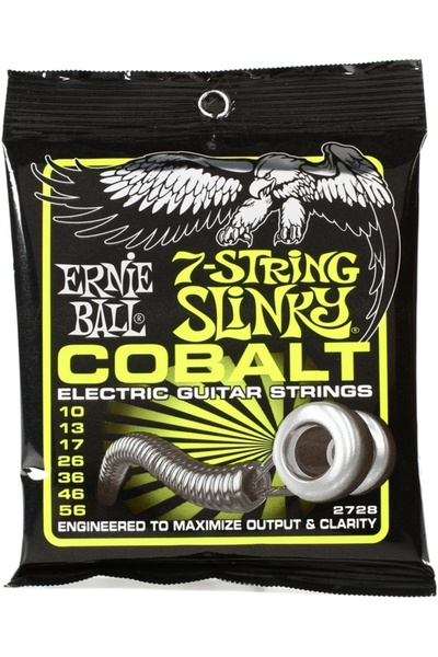 Ernie Ball ERNIEBALL P02728 COBALT 7 REG SLINKY REGULAR 7-STR