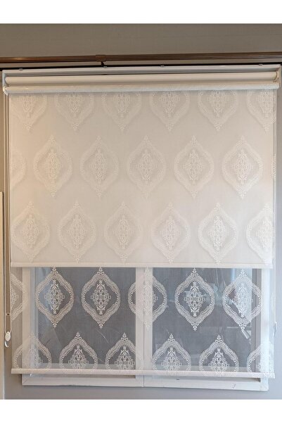 Çizgi Perde ÇİFTLİ SİSTEM TÜL STOR PERDE