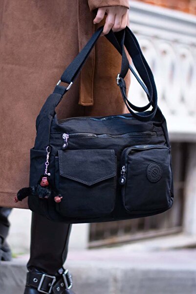 Lifonbag Γυναικεία τσάντα ώμου με μακρύ σταυρό 4 θέσεων μεσαίου μεγέθους Χρήσ...