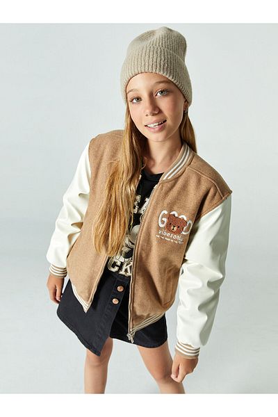 LC Waikiki Lcw Kids College Collar Girls Coat