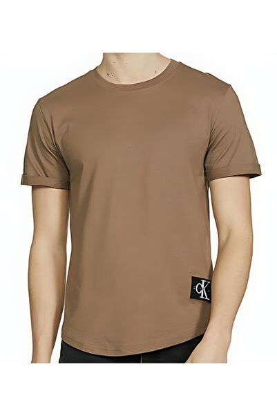 Calvin Klein Organik Pamuklu Regular Fit Bisiklet Yaka T Shirt Erkek