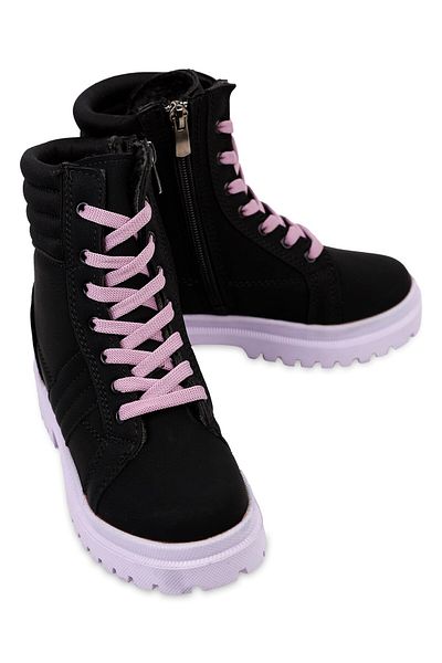 Twingo 285 Black Sheepskin Girl's Boots
