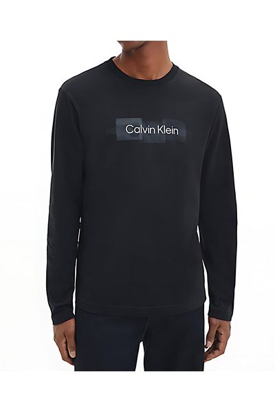 Calvin Klein Crew Neck Standard Men's Black T-Shirt - K10K 110800 -Beh