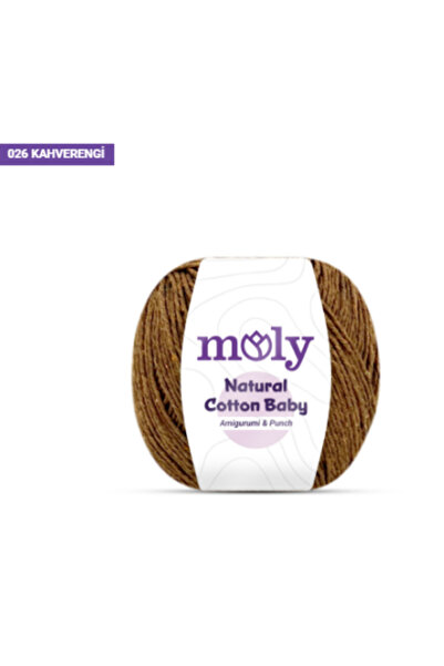 Moly Naturel Cotton Baby Amigrumi Punch Yelek Hobi El Örgü İpi 50 gr