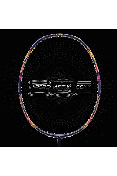 Hundred Flutter S Ctrl Carbon Fibre Badminton Racket | Navy/lime | 80g | 32lbs Tension