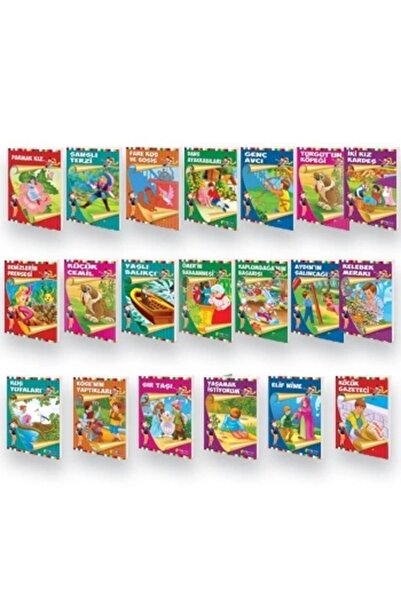 Tandem Yayınları Çok Sevimli Hikayeler - 20 Kitap - Setli Kutu + Değerlendirm...