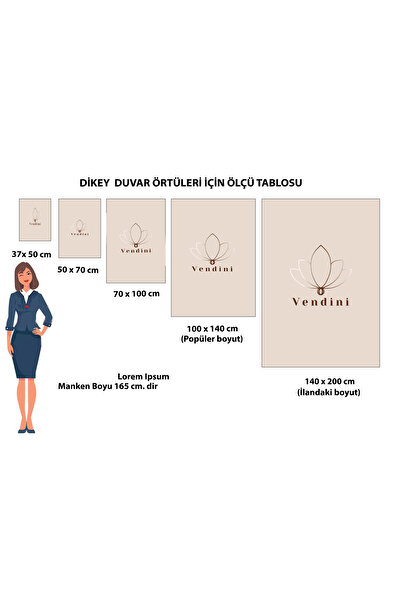Vendini Kabe Kapısı Duvar Örtüsü Duvar Halısı Wall Tapestry