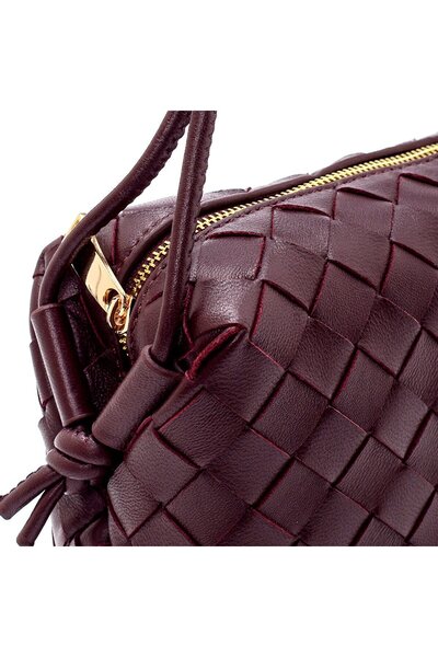 Sofia Baldi Fyora Bordo Genuine Leather Women's Bag