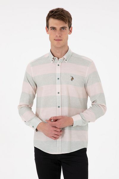 U.S. Polo Assn. Men's Mint Long Sleeve Shirt 50291249 -Vr090