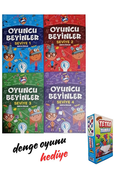 Curious&Genius Oyuncu Beyinler Tam Set (4 Kitap) / Denge Oyunu HEDİYELİ