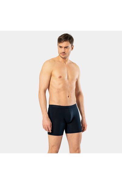 Cacharel Ανδρικό Lycra Long Boxer (με ζώνη) 1336/Μπλε Navy