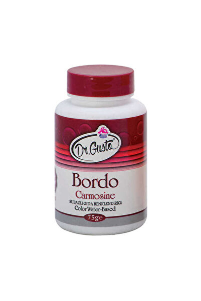 Dr. Gusto Gıda Boyası Su Bazlı Toz Bordo 75 gr