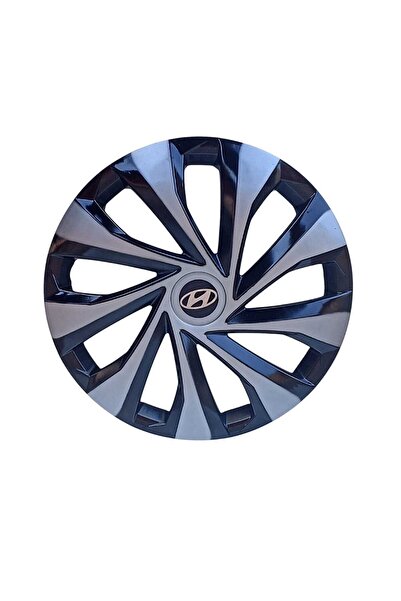 Gülcan Auto Hyundai Accent/İ20/Getz16 inç JANT KAPAĞI SETİ-YıldızGri&Siyah