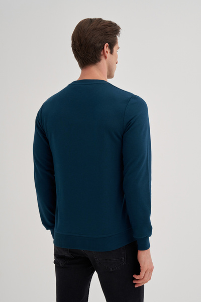 Cazador Чоловічий світло-сірий світшот без капюшона 5221 - 3 нитки