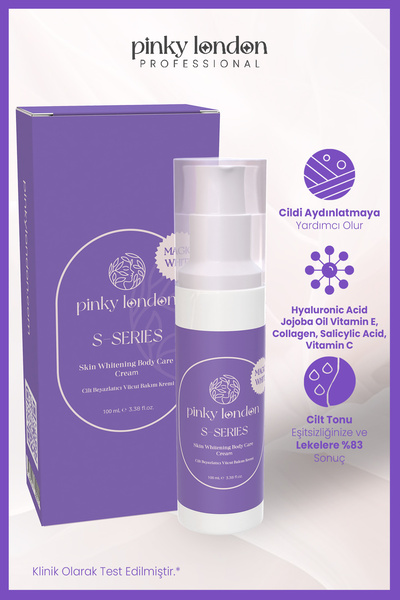Pinky London S-serisi Koltuk Altı, El Ve Dirsek Beyazlatıcı Krem 100 ml