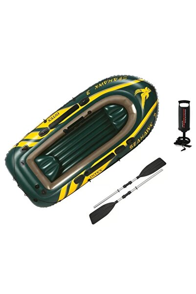 Intex 68380 Seahawk 3 Kişilik Şişme Bot Set 295x137x43cm.
