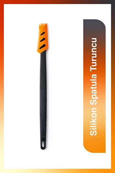 Tupperware Turuncu Ince Silikon Spatula