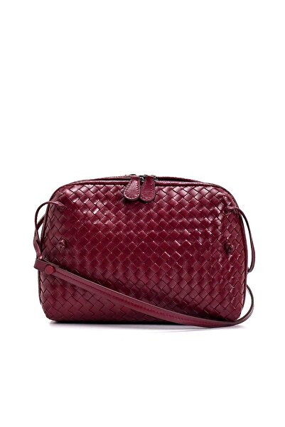 Sofia Baldi MİHİ BORDO HAKİKİ DERİ Kadın ÇANTA