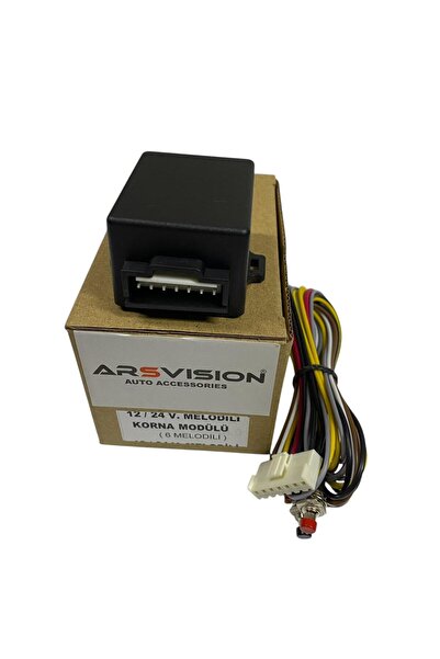 ARSVİSİON AUTO ACCESSORIES 6 Sesli Melodili Korna Modülü 12 volt-24volt  Nuri Alço Ritim