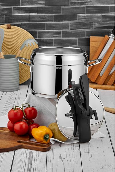 Cooker طنجرة ضغط من الفولاذ بومونتي سعة 6 لتر