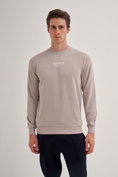 Cazador Gray Men's 3 Thread Sweatshirt 5242