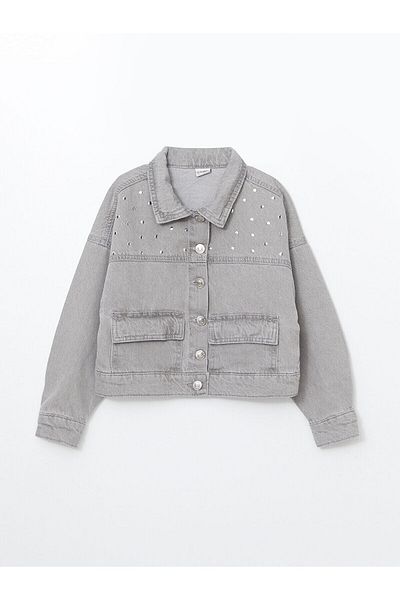 LC Waikiki Lcwk Stoned Girl's Jean Jacket