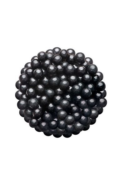 Dr. Gusto Black Dragee Decoration Candy - 8 mm Beads, 90 g