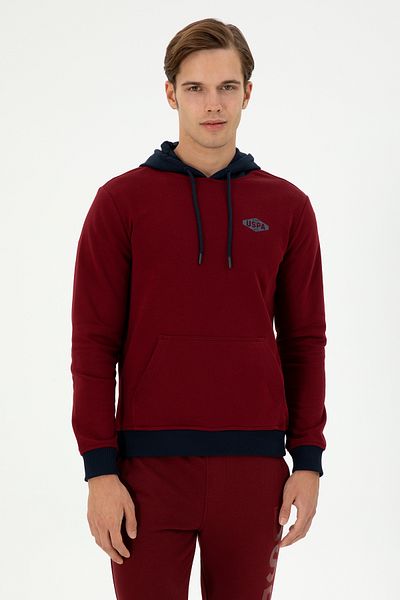 U.S. Polo Assn. Men's Burgundy Sweatshirt 50293440 -Vr014