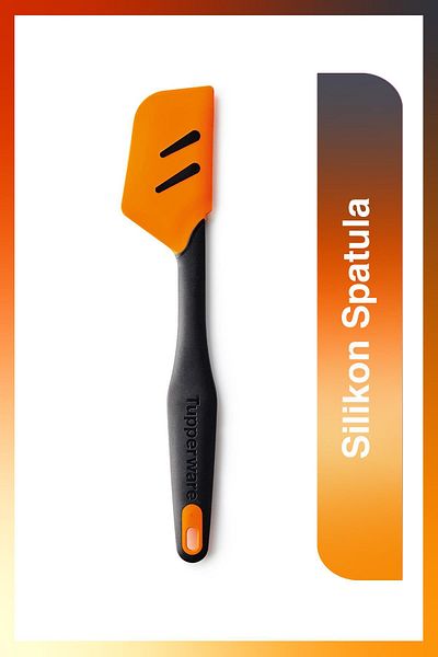 Tupperware Heat Resistant Ergonomic Silicone Spatula Flexible Practical Kitchen Utensil