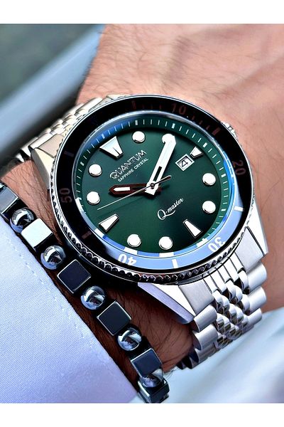 Quantum Qmg1024.370 Automatic Steel Band Men's Wrist Watch