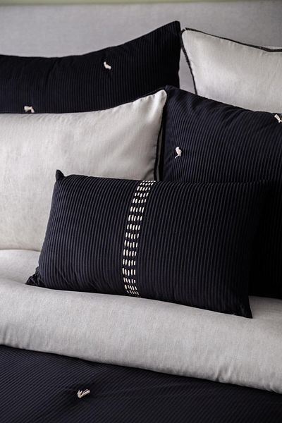 Apricitas HOME Double Satin Quilt Set Aristo Anthracite - Bedside