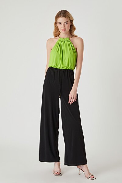 FEVER Omuz dekolteli zincir detaylı tulum