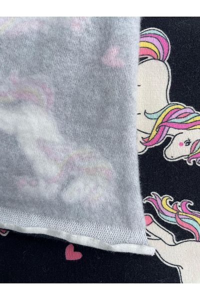 iki iplik Unicorn Printed Raised 3 Thread Combed Fabric |   100% Cotton |   Ball Width 165 cm
