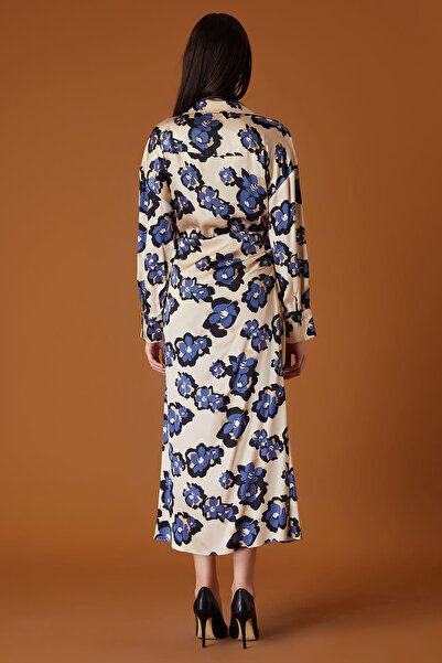 FEVER Çiçek desenli floş elbise