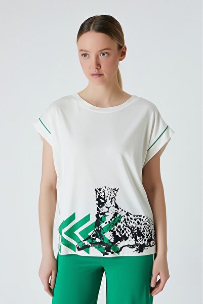 FEVER Baskılı örme bluz