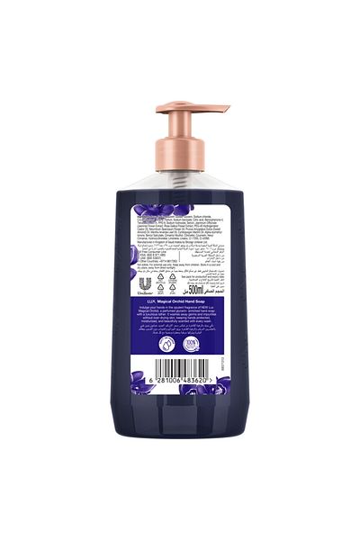 LUX Perfumed Hand Wash, for all skin types, Magical Orchid, glycerin enriched liquid soap 500ml