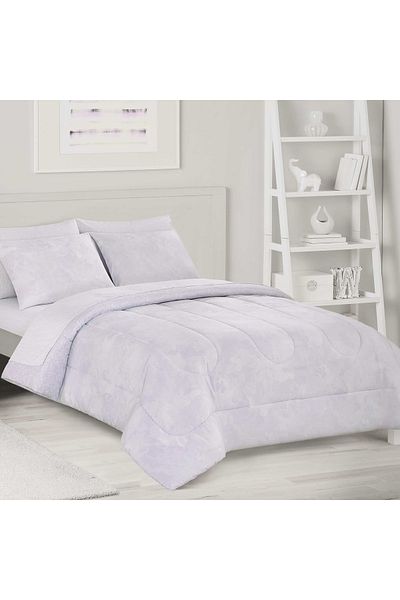 Orange Bed & Bath The Big One | 9 Piece Single Size Comforter Set - Big Emma|purple203 × 223 Cm
