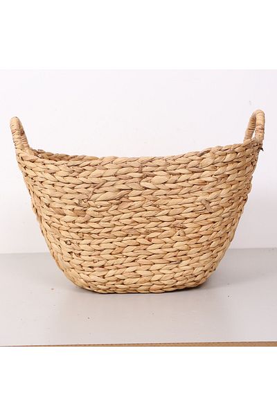 Mylamp Σαμπάν 48x30x32 εκ. Οβάλ καλάθι Water Hyacinth