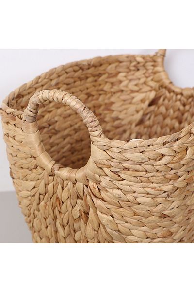 Mylamp Σαμπάν 48x30x32 εκ. Οβάλ καλάθι Water Hyacinth