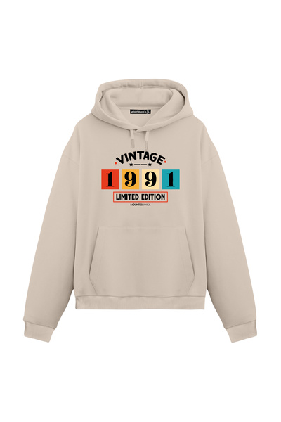 Mounte Bianca Unisex vintage 1991 - obična majica sa kapuljačom