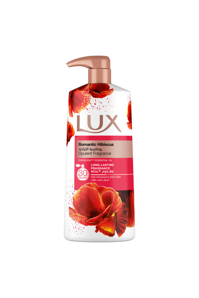 LUX Body Wash 700 ml Romantic Hibiscus (569836) --- لوكس غسول الجسم 700 مل رو...
