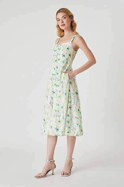 FEVER Çiçek desenli askılı elbise