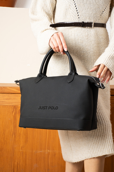 Just Polo حقيبة يد وكتف نسائية للموسم الجديد الحجم: الارتفاع 26 سم العرض: 33 سم