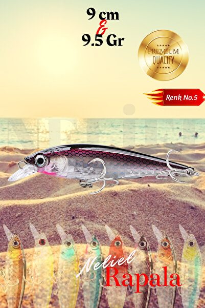 NELİEL 9cm 9.5gr Minnow, SAHTE Yem, Lures,Rapala,Suni Yem,Spin, Maket ,levrek...