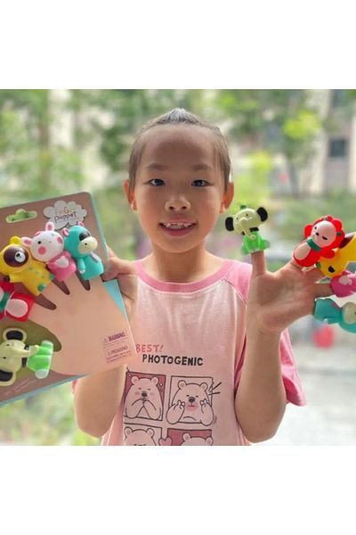 PeriYedi Finger Puppet Girls Finger Puppet Set 5 Figures Toy Finger Puppet