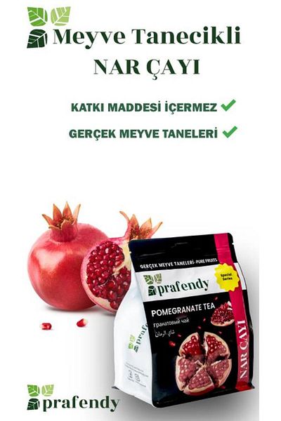 prafendy Wholesale Pomegranate Tea - Real Fruit Grain 1 kg X 6 Pcs.