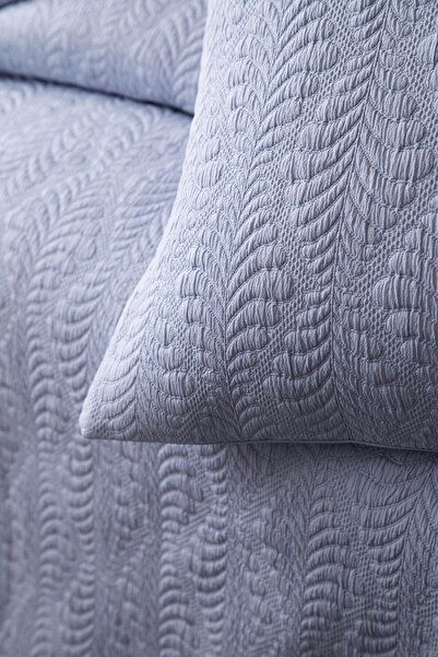 Apricitas HOME Double Bourbon Indigo Bedspread Set